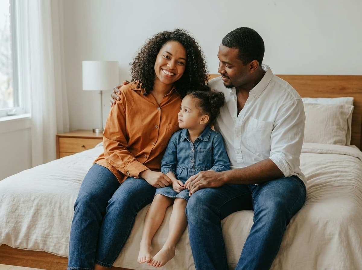 Family with peace of mind Family with peace of mind